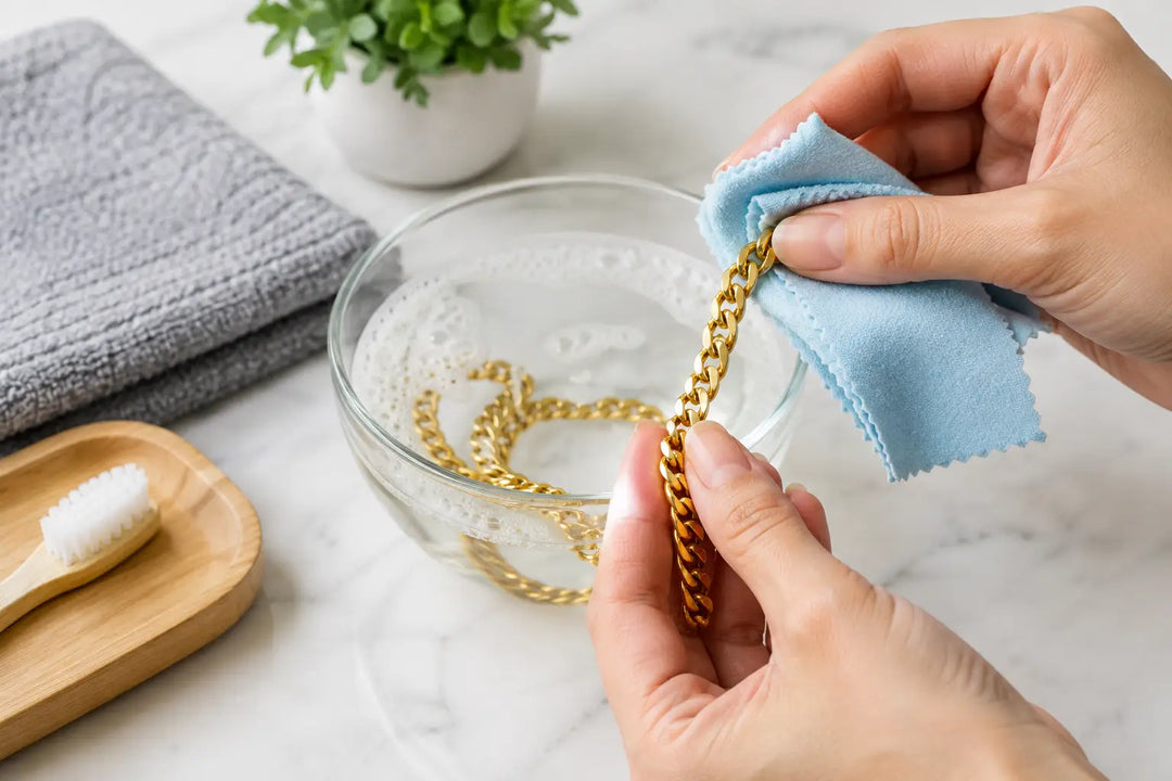 How to Clean Gold Chains Without Dulling Shine