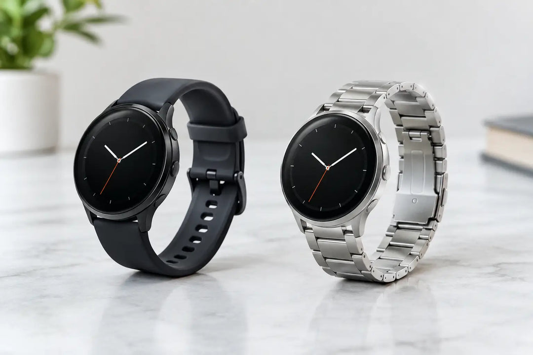Smartwatch Silicone Versus Metal Straps Compared
