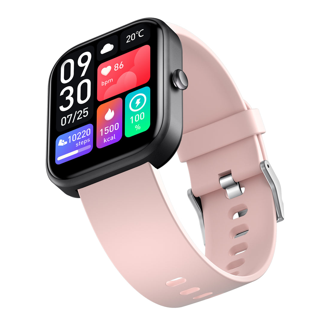 Pink GTS5 Bluetooth Calling Smart Watch - Price Dropper