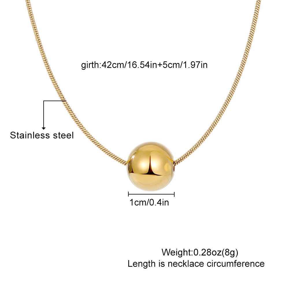 Elegant Necklace Pendant with a Stylish Rounded Design