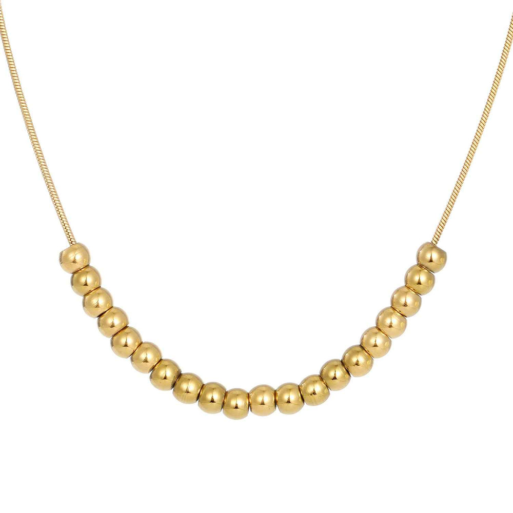Ravishing Beaded Gold Necklace - Elegant Jewelry for Every Occasion