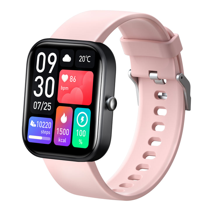 Pink GTS5 Bluetooth Calling Smart Watch - Price Dropper