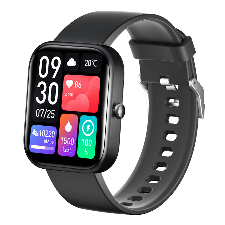 Black GTS-5 Bluetooth Watch for Android & IOS (Black) - Price Dropper
