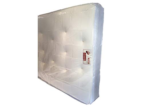 Mattress Moving Cover - Thick & Strong Transparent Wrap 6 mil - Reusable & Water-reistant Polyethylene Case - Mattress Protector for Storage & Disposal - Clear Bag with Adhesive Strip, Double