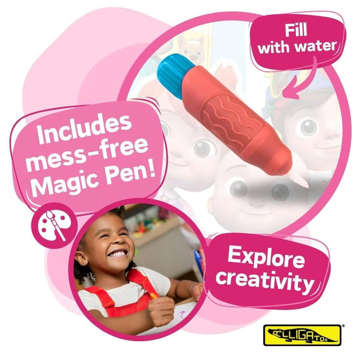 COCOMELON AQUA MAGIC GIFT SET: Discover the Joy of Mess-Free Colouring Fun!