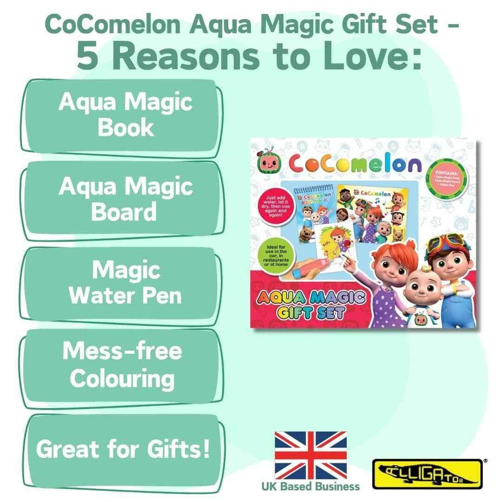COCOMELON AQUA MAGIC GIFT SET: Discover the Joy of Mess-Free Colouring Fun!