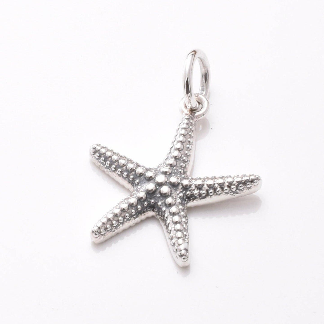 Sterling Silver Starfish Pendant | 22mm