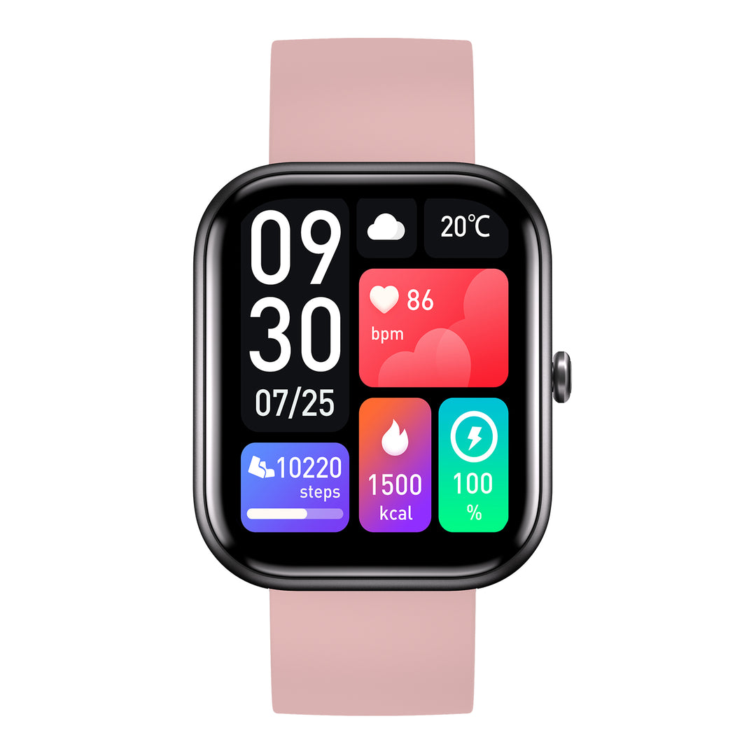 Pink GTS5 Bluetooth Calling Smart Watch - Price Dropper