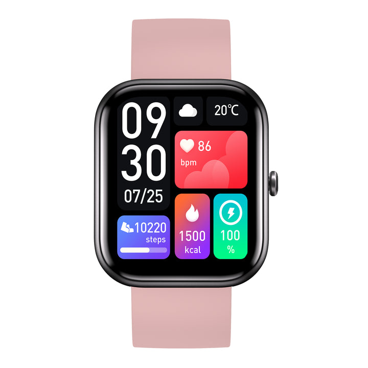 Pink GTS5 Bluetooth Calling Smart Watch - Price Dropper