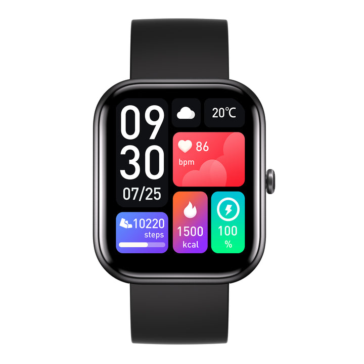 Black GTS-5 Bluetooth Watch for Android & IOS (Black) - Price Dropper