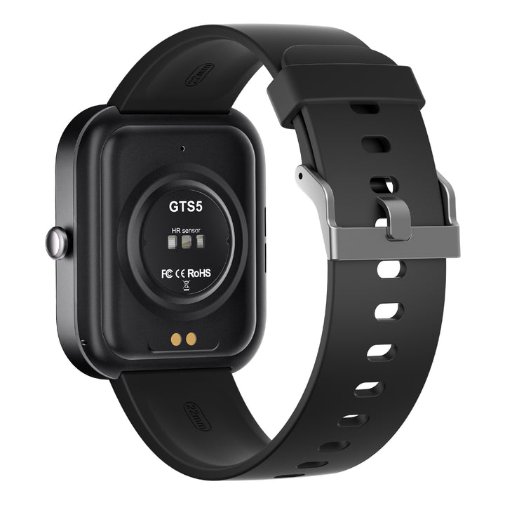 Black GTS-5 Bluetooth Watch for Android & IOS (Black) - Price Dropper
