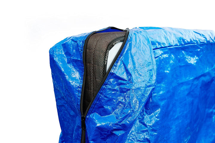 Durable Mattress Storage Cover for Moving - Reusable Zippered Protection for Your Mattress - Blue Single