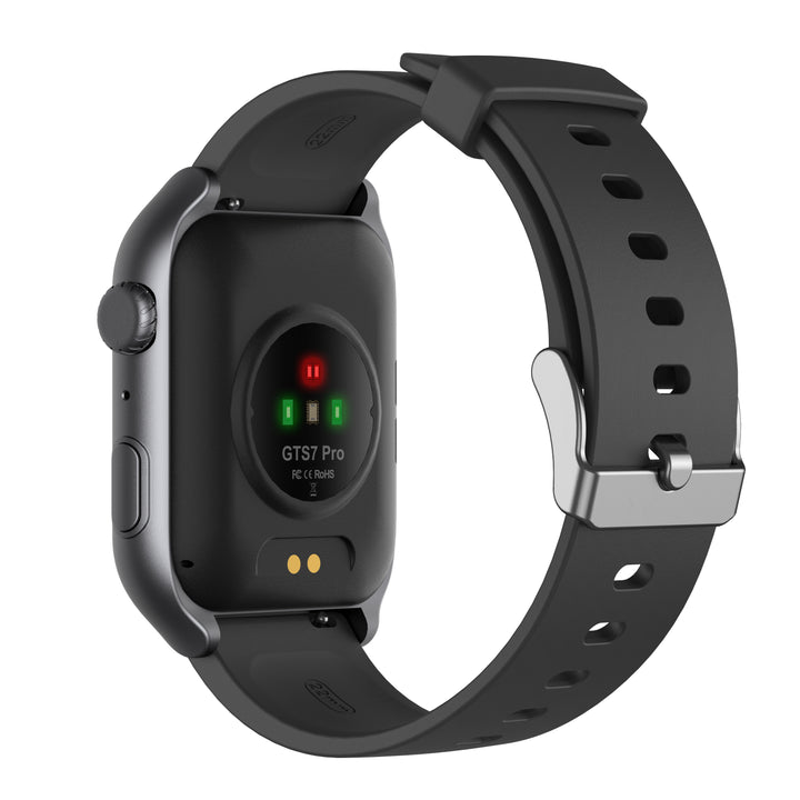 GTS7-Pro Men’s Flagship Smartwatch for Android &amp; IOS – 2” HD Touch Screen – Built-in Bluetooth, GPS &amp; Alexa Technology – IP67 Waterproof – Health &amp; Fitness Tracker: 100 Sport Modes – 5 Color Smartwatch Straps – (Black)