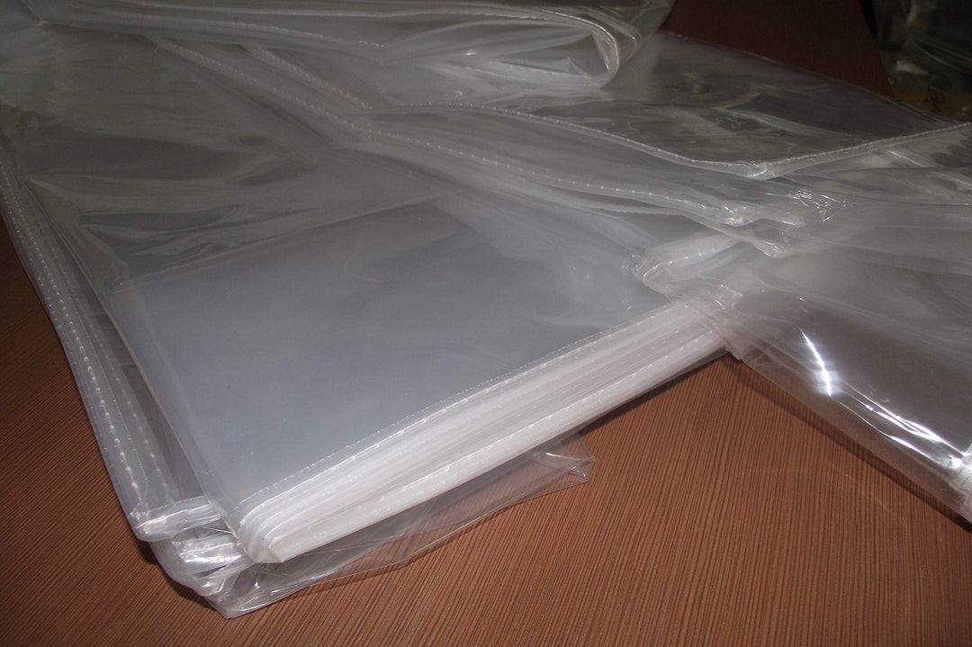 Mattress Moving Cover - Thick & Strong Transparent Wrap 6 mil - Reusable & Water-reistant Polyethylene Case - Mattress Protector for Storage & Disposal - Clear Bag with Adhesive Strip, Double