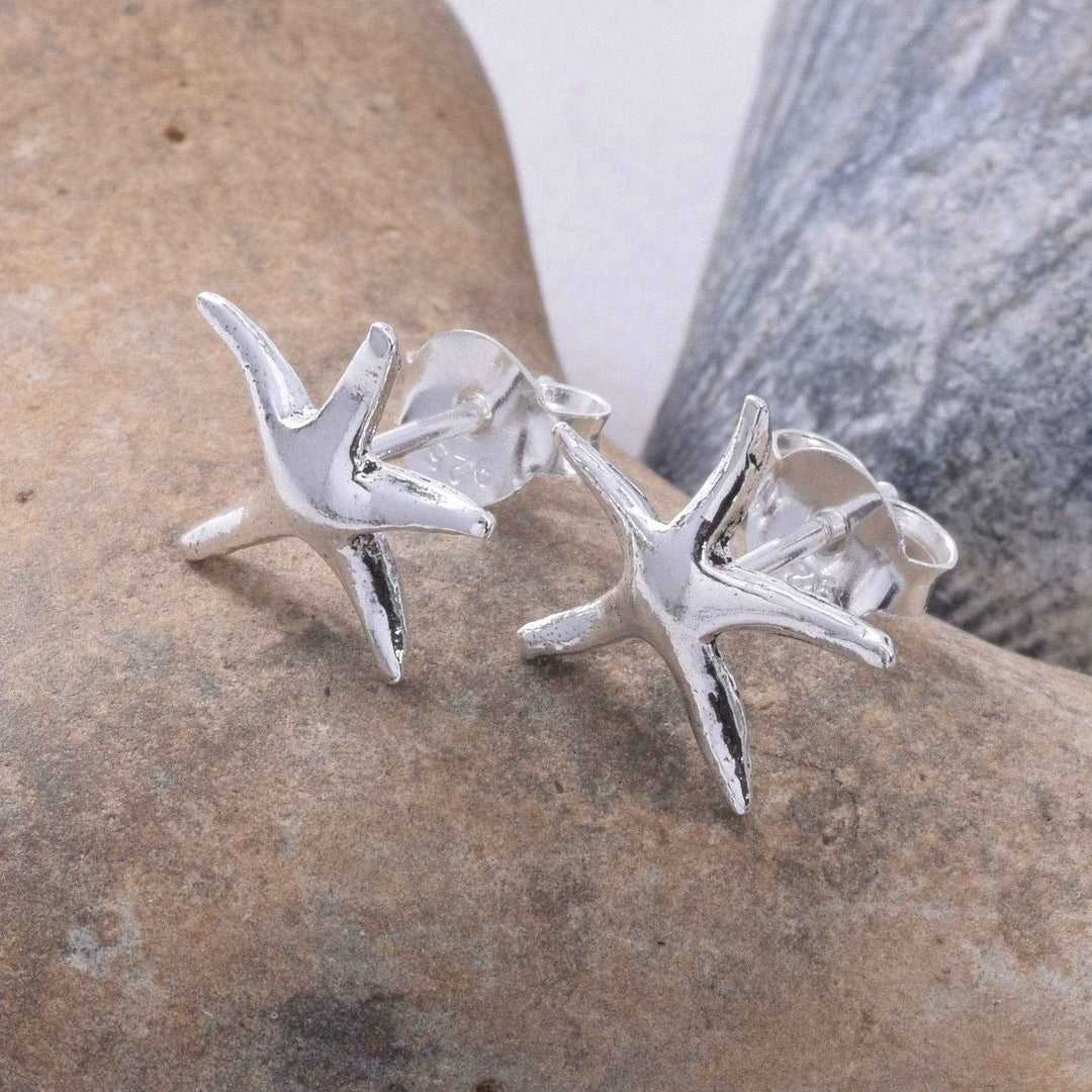 Dazzling Silver Starfish Earrings: Effortless Elegance for Every Occasion