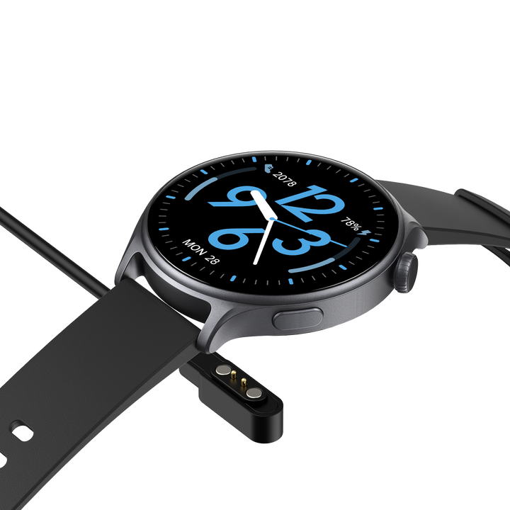 GTR2 - Women’s & Men’s Smartwatch for Android & IOS – 2” HD Touch Screen – Built-in Bluetooth, GPS & Alexa Technology – IP67 Waterproof – Health & Fitness Tracker: 100 Sport Modes – 5 Color Smartwatch Straps – (BLACK / black silica strap))