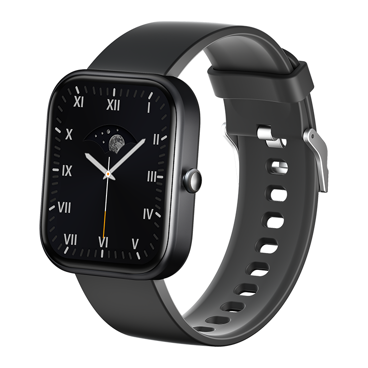 Black GTS-5 Bluetooth Watch for Android & IOS (Black) - Price Dropper