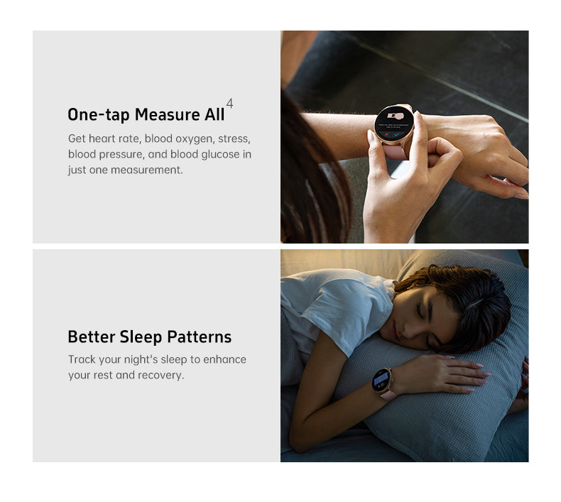 GTR2 - Women’s & Men’s Smartwatch for Android & IOS – 2” HD Touch Screen – Built-in Bluetooth, GPS & Alexa Technology – IP67 Waterproof – Health & Fitness Tracker: 100 Sport Modes – 5 Color Smartwatch Straps – (BLACK / black silica strap))