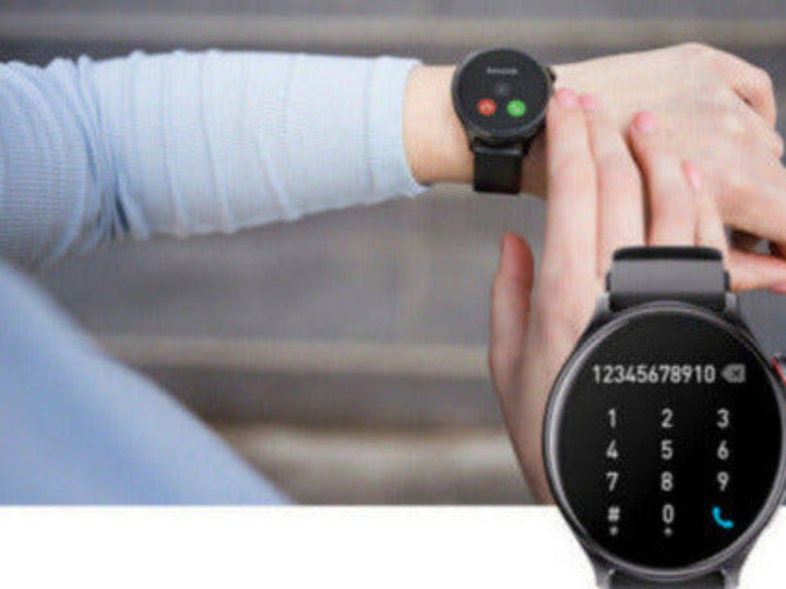 GTR2 - Women’s & Men’s Smartwatch for Android & IOS – 2” HD Touch Screen – Built-in Bluetooth, GPS & Alexa Technology – IP67 Waterproof – Health & Fitness Tracker: 100 Sport Modes – 5 Color Smartwatch Straps – (BLACK / black silica strap))