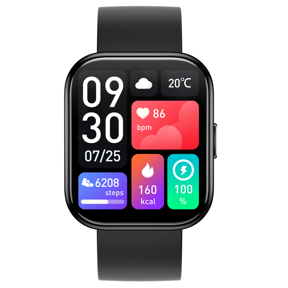Transform Your Lifestyle with the GTS6 Smartwatch for Health and Fitness - Black