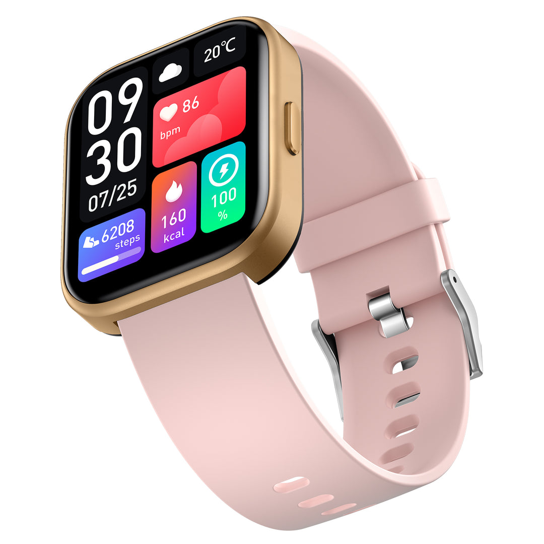 GT6 Women’s Smartwatch (Pink-Rose Gold) for Android & IOS