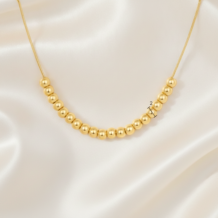 Ravishing Beaded Gold Necklace - Elegant Jewelry for Every Occasion