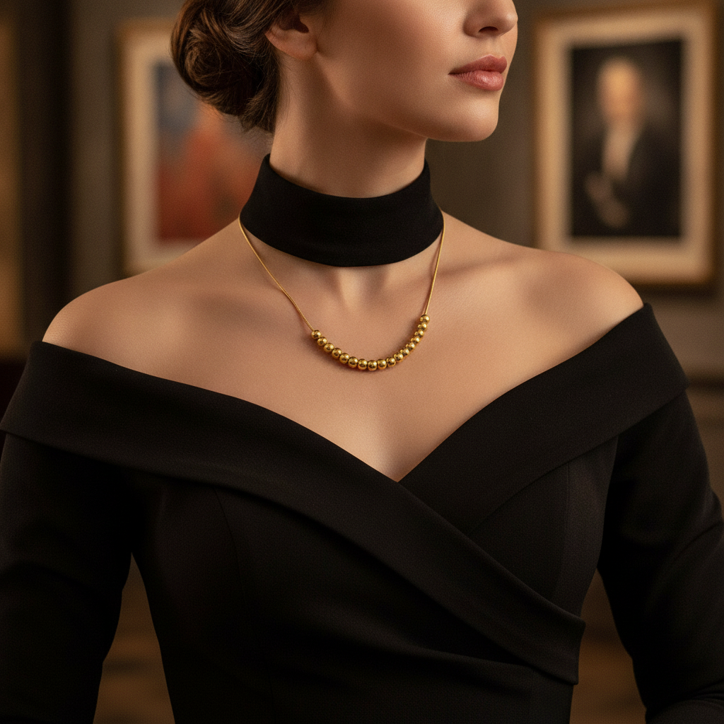 Ravishing Beaded Gold Necklace - Elegant Jewelry for Every Occasion