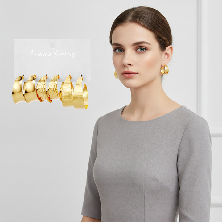 Adorable Trendy Hoops Earrings for a Chic Look