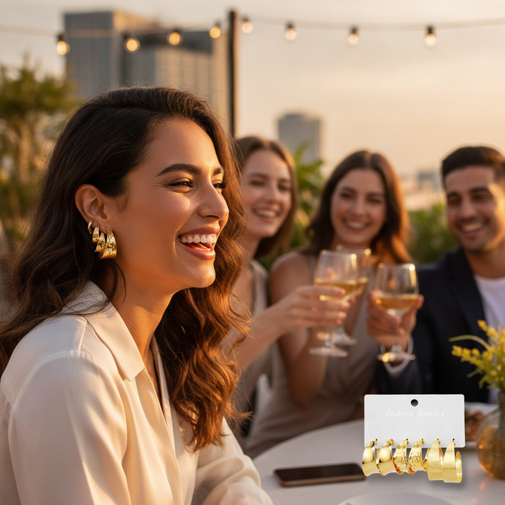 Adorable Trendy Hoops Earrings for a Chic Look