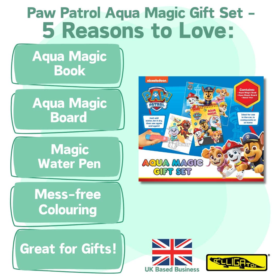 Paw Patrol Aqua Magic Gift Set - Mess-Free Creative Fun for Kids