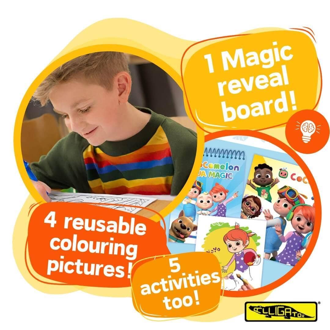 COCOMELON AQUA MAGIC GIFT SET: Discover the Joy of Mess-Free Colouring Fun!